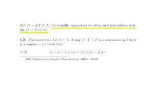 "To simplify expressions we often omit parentheses writing f x = f (x) etc." [math/0201098]